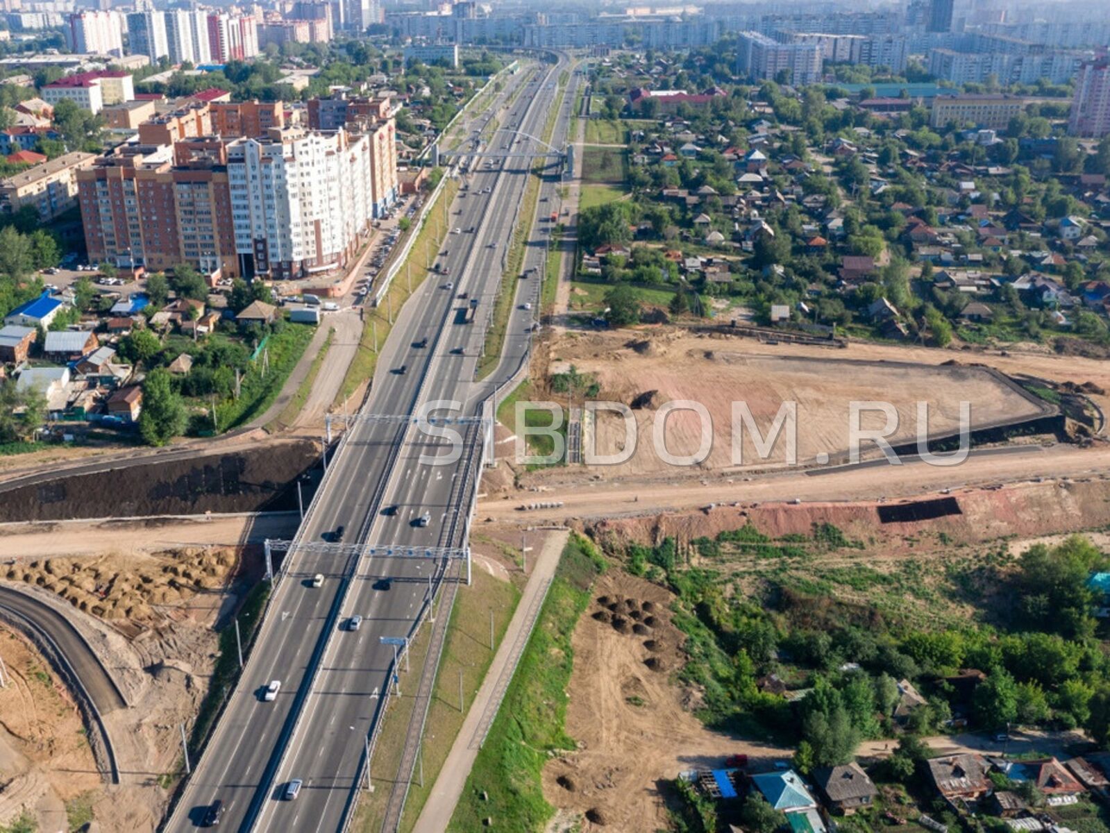 В Николаевке начали изымать землю для строительства новых жилых комплексов.  СИБДОМ