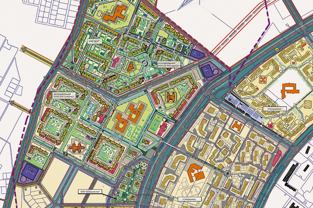 План застройки солнечного екатеринбург
