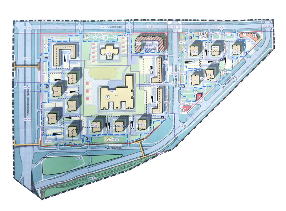 План застройки николаевки